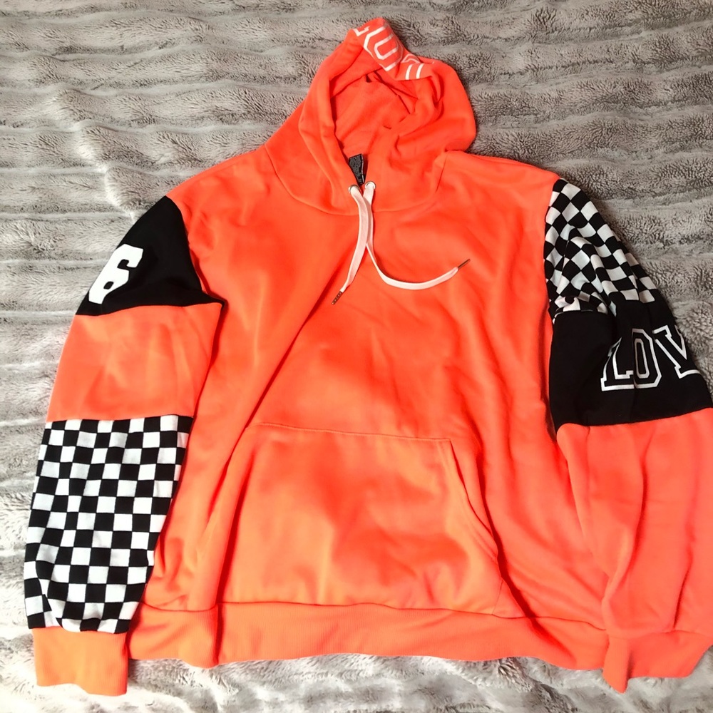 Rue21 Justify hoodie Bright coral